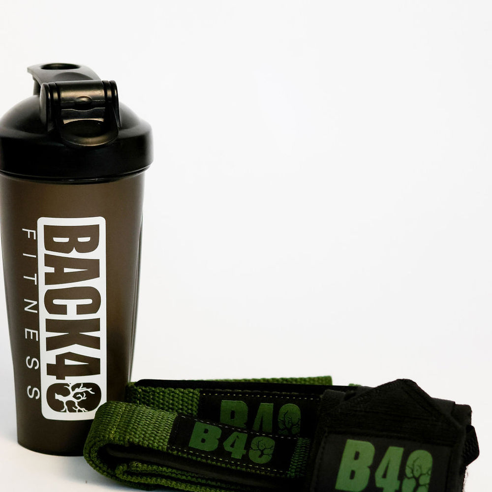 
                  
                    Back 40 Shaker Bottle (Black)
                  
                